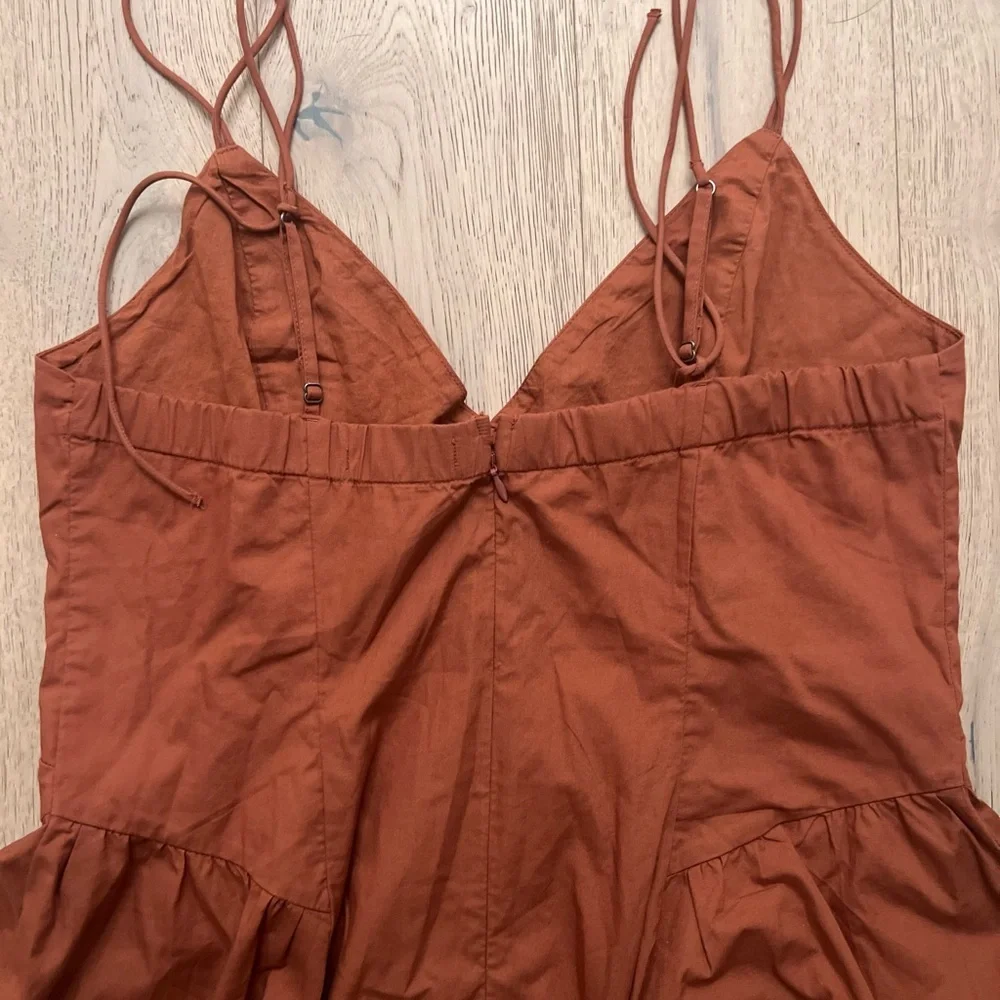 Abercrombie & Fitch Rust Maxi Dress